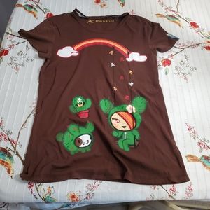 Tokidoki Brown Cactus Shirt (XL)